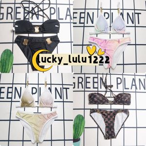 Nieuwe bikini luxe bikini-ontwerper zwempak Polyester Letter voor dames