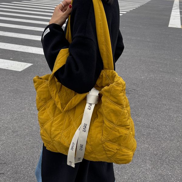 Nouveau sac fourre-tout pour femmes, une épaule, sac de transport d'automne et d'hiver, sac de costume en coton