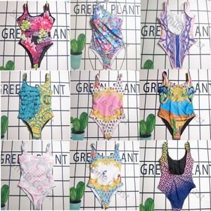 Dames uit één stuk zwempak luxe dames tweedelige bikini geometrische print monogram zwempak strand zwempak statief zwempak