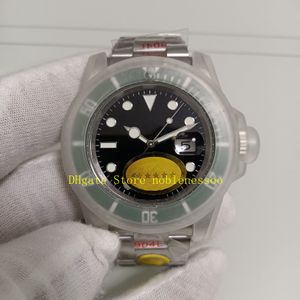 3 kleuren echte foto heren 904L stalen horloges heren 41 mm 126610 datum zwarte wijzerplaat groene keramische ring 126619 KIF schokarmband V12 Dive Sport Cal.3235 bewegingshorloge