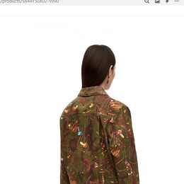 Vestes de vêtements d'extérieur pour femmes Coats de luxe Designer de marque Anagram Logo Pull de camouflage multi-couleurs