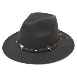 Dames Panama Hat Wide Bim Fedora Trilby Costume Cap met handwerk band voor Halloween Masquerade Birthday Party