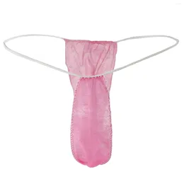 Culottes pour femmes 100 pcs jetables string slips femmes strass t-back tissu non tissé spa sous-vêtements amoureux