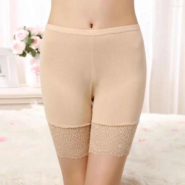 Femme de la culotte 2024 Femmes Sous-vêtements transparents Shorts de sous-vêtements en coton doux pantalon court féminin de dentelle sexy