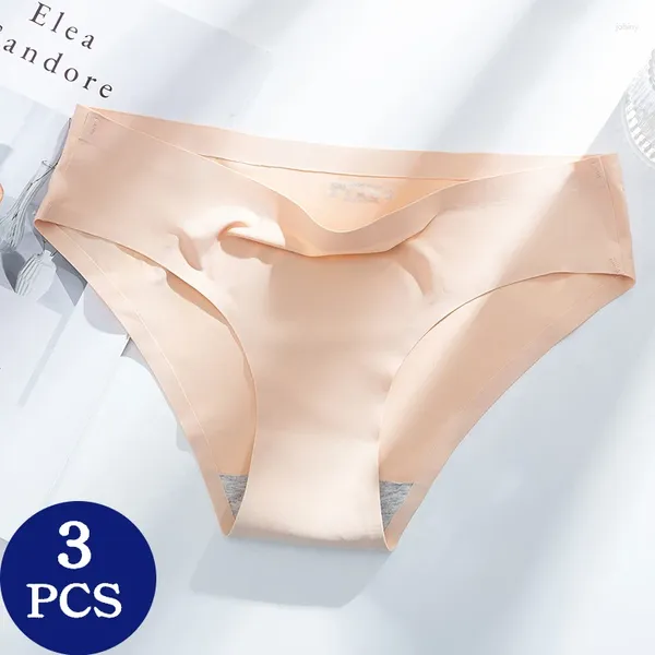 PALANTE DE FEMMES 3PCS SELK Sous-vêtements Sous-Panties Femmes Lingerie Sous-fascin