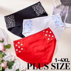 Vrouwen Slipje 3PCS Vrouwen Lingerie Katoenen Slips Plus Size Brutale Vrouwelijke Sexy Breathbale Ondergoed Zachte Dames Lingerie