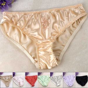 Damesslipjes 4 PACK 100% pure zijde Damesslipjes Kort ondergoed Lingerie Grote maten M-3XL MS004 230327