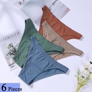 Bragas de mujer Conjunto de ropa interior de 6 piezas Conjunto de ropa interior sin costuras para mujer Ropa interior sexy con tanga al por mayor 230331