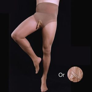 Vrouwen Slipje 80D Sexy Nylons Heren Hoge Taille Lente Kousen Herfst Panty Broek Peniskoker Bolle Pouch Legging 2853