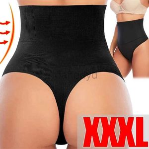 Culottes Femmes Noir Minceur Culottes Femmes Sexy Taille Haute Body Shaper Fitness Contrôle G String Taille Formateur Façonnage Sans Soudure Sous-vêtements 240319