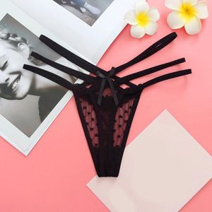 Culottes pour femmes Boyshorts maille japonaise sexy belles bupanties lingerie à bretelles croisées pour les femmes