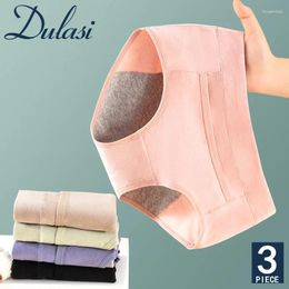 Culotte femme coton taille haute femme étanche slip physiologique pour Menstruation Cycle menstruel sous-vêtements absorbants