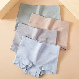 Dames slipjes katoen ondergoed sexy kant plus size mode pure colur briefs hoge taille naadloze onderbroek vrouwelijke lingerie