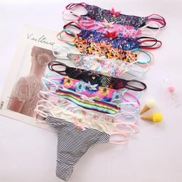 Damesslipjes Levering Dames Sexy Vrouwelijke Slips Nylon Ondergoed Mix Stijl Jong Meisje Kleding Mode Groothandel Thong Onderbroek