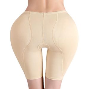 Culotte femme fausse hanche Fitness gros sous-vêtement grande taille avec coussinet pantalon abdominal post-partum corps levage Angle plat Fa