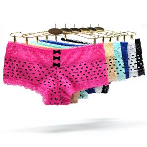 Dames slipje mode boyshorts vrouw ondergoed katoenen slipje sexy lingerie femme print roze bokser vrouwen intimaten panty 221202