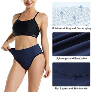 Damesslipje Gelgevoerd Fietsenondergoed Fietssportonderbroek Sneldrogend Hoge stretch Fitness Ademende panty309U