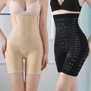 Culotte taille haute sans couture pour femmes, façonnage des hanches, Anti-éblouissement, pantalon court de sécurité, Leggings à cinq points, Boxer, slip goutte