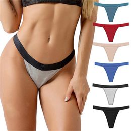 Culotte femme taille haute sous-vêtements anti-fuite femmes sans spectacle vêtements actifs tongs cache dames coton bikini