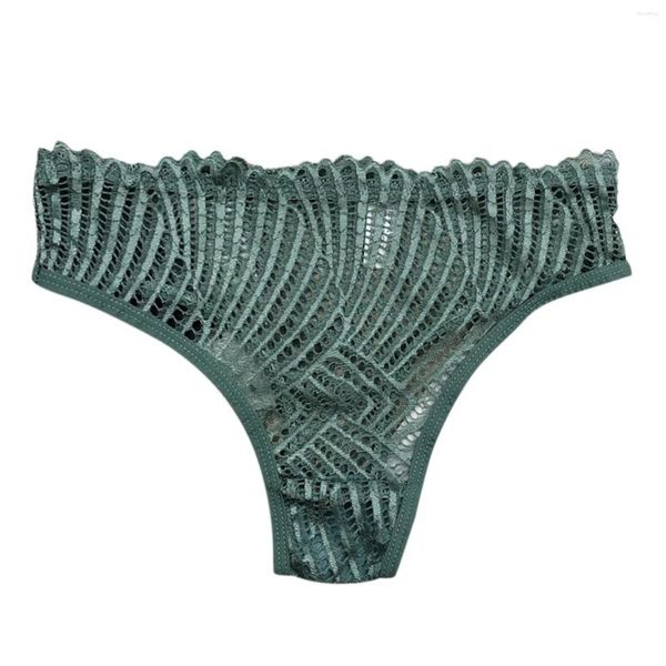 Culotte en dentelle et maille pour femmes, respirante, creuse et Sexy, rehausse les fesses pures, Lingerie, vêtements brefs, sous-vêtements