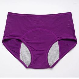 Culotte femme étanche sous-vêtements menstruels période pantalon physiologique femme slip imperméable grande taille L-8XL lingerie féminine