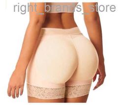 Dames slipje lage stijging siliconen gelabeld slipje damesvrouwen panty pad 2pcs siliconen shapewear bum butt hip up enhancer underwar0216v23