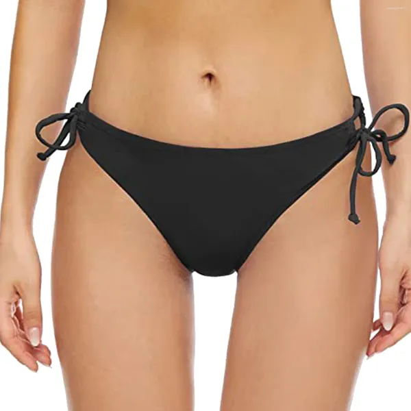 Bragas de mujer, traje de baño brasileño de cintura baja, Bikini de encaje para mujer, lencería Sexy, Tanga con lazo lateral, ropa interior de talla grande