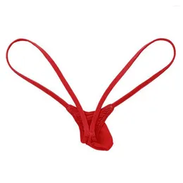 Femme pour hommes pour hommes sous-vêtements Jockstraps Bulge Pouchure Stretch Open Back Bikini G-strings Tongs Briefs sexy pour les hommes