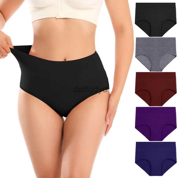 Bragas para mujer POKARLA Bragas de algodón para mujer Cintura alta Postparto C String Briefs Señoras Ropa interior suave con control de barriga Calzoncillos de gran tamaño 240319