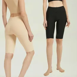 Culottes de sécurité pour femmes, sous-vêtements hauts, pantalons courts, frottements, sous-Shorts sans couture, taille de cuisse, boxeurs