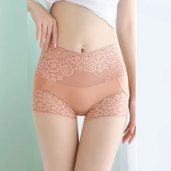 Panties pour femmes Shorts de sécurité en soie glaciaire sans coure