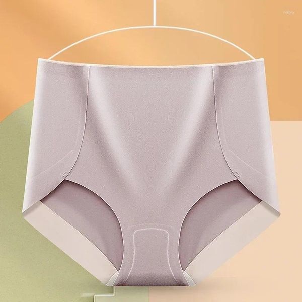 Culottes sans couture pour femmes, sous-vêtements confortables, doux, taille haute, Lingerie respirante