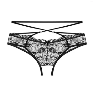 Culotte de femmes en soie en soie en soie en satin de soie houstouflée Briefs confortables sexy lingerie confortable broderie de broderie