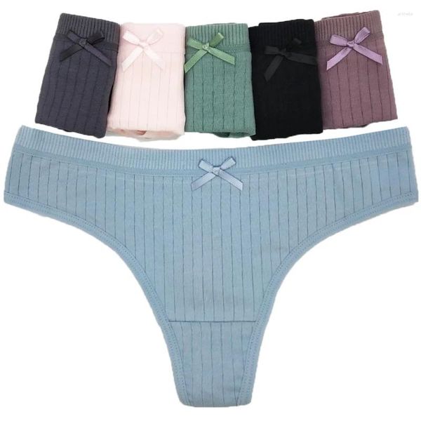 Pantidas de mujeres que venden 1 por ciento de las damas Lotes THONG impresas Mayoristas de la niña al por mayor Panty de algodón en algodón tallas de ropa interior 87389