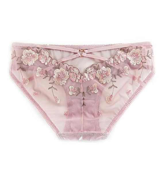 Culotte de femmes Sexe Sous -wear Sous -wear haut de gamme brodé en dentelle de lingerie transparente Coton Coton Inner 3241176