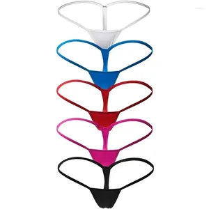 Potte de femmes Sexy Cotton Strings Femmes sous-vêtements Low Rise G-Strings Femelle Soupon sans couture Soft Panty V-String T-Back Lingerie