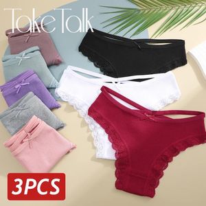 Dames slipje sexy kanten katoen Braziliaanse uithol lage ondergoed ondergoed vrouwelijk ademende zachte intimaten lingerie s-xl