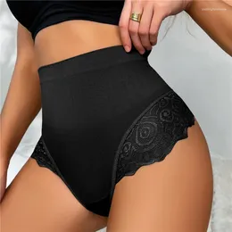 Bragas de mujer, moldeador de encaje Sexy para mujer, cintura alta, ajuste del vientre, ropa moldeadora, bragas adelgazantes, pantalón de protección BuLifter