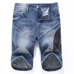 Diseñador pantalones cortos de mezclilla jeans cortos para hombres sencillos holy clubes nocturnos de verano shorts blue forts estilo lujo