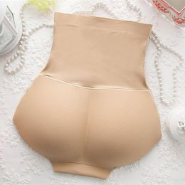 Bragas de mujer Sexy acolchado inferior sin costuras glúteos Push Up Lencería ropa interior BuHip Enhancer BriefsMujer