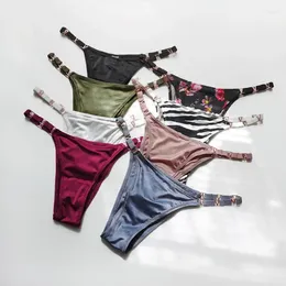 Damesslipje, sexy string, verbetert de vochtopname en het ademend vermogen, nylon lage onderbroek, taille dames T-rug