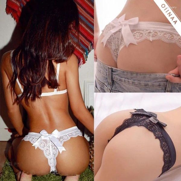 Brasas de mujeres Sexy tanga Mujeres encaje bajo arco de la cintura