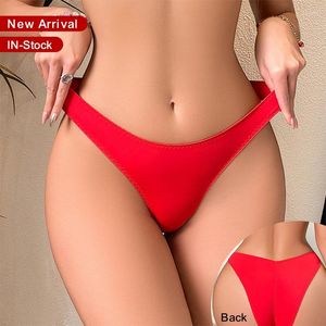 PALANTE DE FEMMES SEXY Femmes Red Low Taies Samless Ladies Briefs confortables Sous-vêtements féminins solides Lingerie Sous-pants