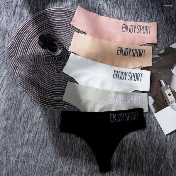 Panties des femmes Couleur unie en douce