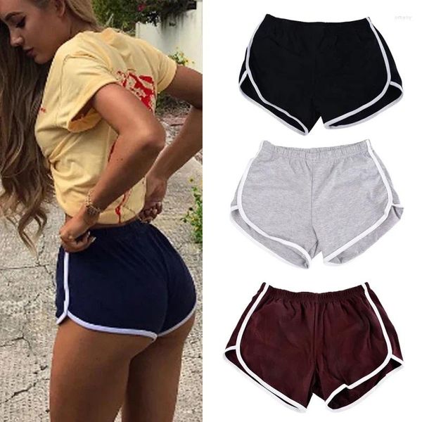 Culotte femme taille extensible Short décontracté femme haut noir blanc pantalon court de sport Harajuku plage vêtements Sexy Mujer