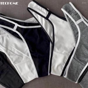 Bragas para mujer TECHOME Algodón Mujeres Tangas American G-String Sexy Elástico T Pantalones Mediados de cintura Lencería Calzoncillos sin costuras Chicas Calzoncillos