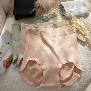 Culottes sous-vêtements pour femmes, taille haute, Contraction abdominale, levage tridimensionnel des hanches, élasticité surdimensionnée sans couture