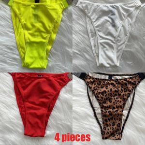 Baberas de mujeres ropa interior roja rosa rosa negro negros log 4 piezas Precio de descuento logística rápida