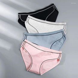 Culotte Femme Femmes Coton Confort Sous-Vêtements Sexy Sous-Vêtements Ensemble Slip Doux Pour La Peau Pour Knickers Lingerie Intimates 3 pcs/lot