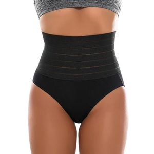 Vrouwen Slipje Vrouwen Hoge Taille Gestreepte Body Shaper BuLifter Afslanken Buik Slips Naadloze Hip Lift Dagelijks Wear213y